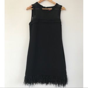 Black sleeveless midi dress